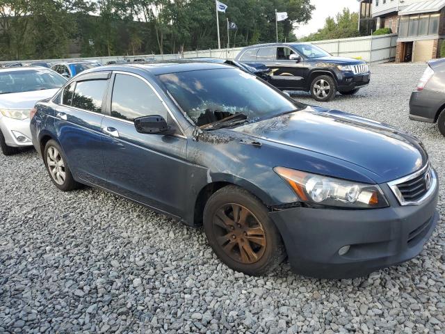 5KBCP3F82AB011111 - 2010 HONDA ACCORD EXL BLUE photo 4