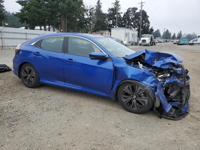 SHHFK7H54HU424449 - 2017 HONDA CIVIC EX BLUE photo 4