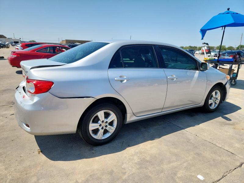 5YFBU4EE0DP088777 - 2013 TOYOTA COROLLA BASE Күміс фото 3