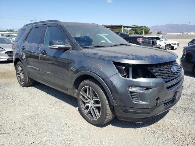 1FM5K8GT2JGC49015 - 2018 FORD EXPLORER SPORT GRAY photo 4