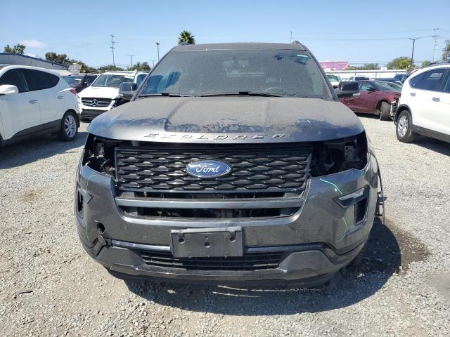 1FM5K8GT2JGC49015 - 2018 FORD EXPLORER SPORT GRAY photo 5