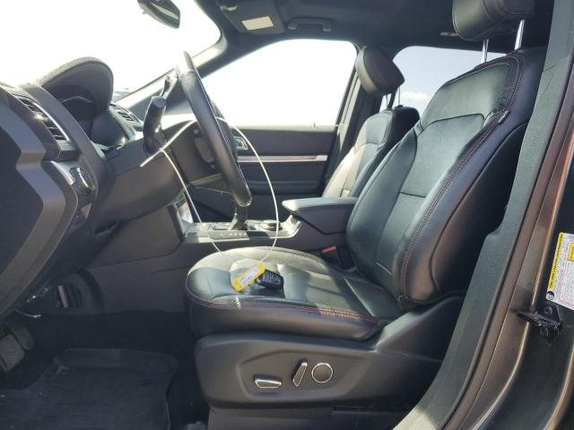 1FM5K8GT2JGC49015 - 2018 FORD EXPLORER SPORT GRAY photo 7