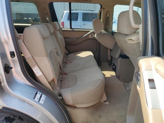 5N1AR18U06C640459 - 2006 NISSAN PATHFINDER LE Argent photo 11