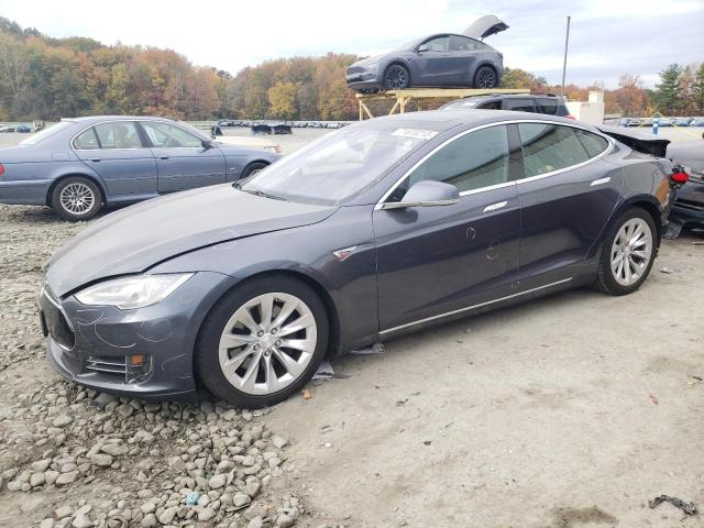 5YJSA1E26GF129880 - 2016 TESLA MODEL S Մոխրագույն լուսանկար 1