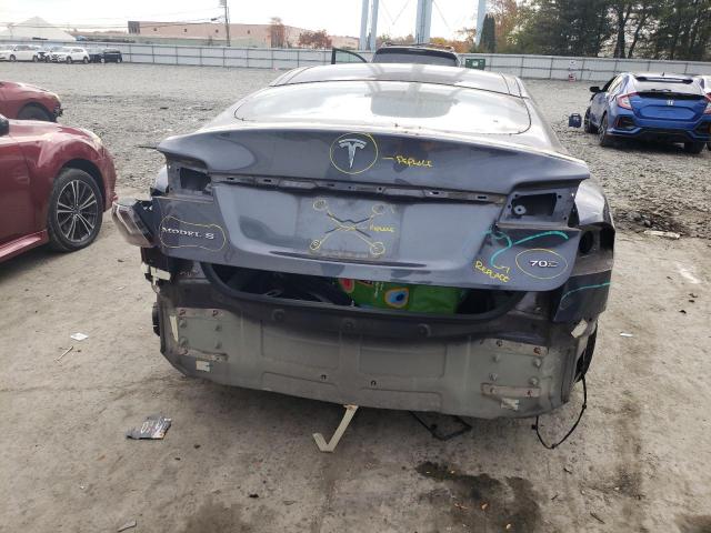 5YJSA1E26GF129880 - 2016 TESLA MODEL S Մոխրագույն լուսանկար 6
