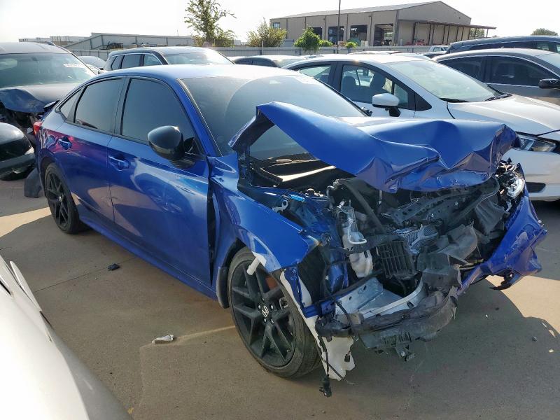 2HGFE2F51RH588527 - 2024 HONDA CIVIC SPORT أزرق صورة 4