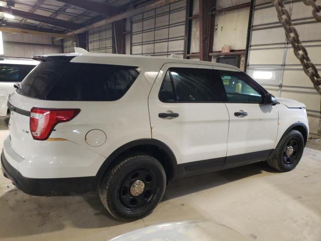 1FM5K8AR4HGA13053 - 2017 FORD EXPLORER POLICE INTERCEPTOR WHITE photo 3