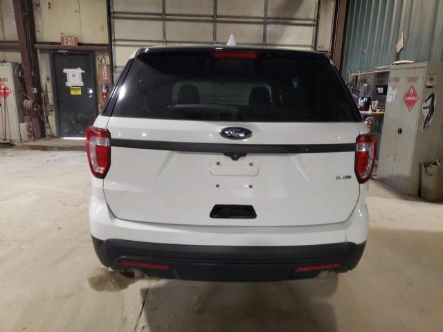 1FM5K8AR4HGA13053 - 2017 FORD EXPLORER POLICE INTERCEPTOR WHITE photo 6