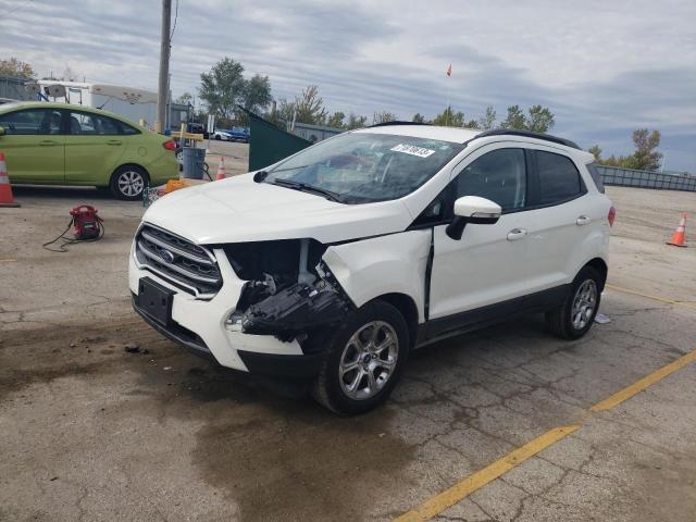MAJ3S2GEXKC275550 - 2019 FORD ECOSPORT SE WHITE photo 1