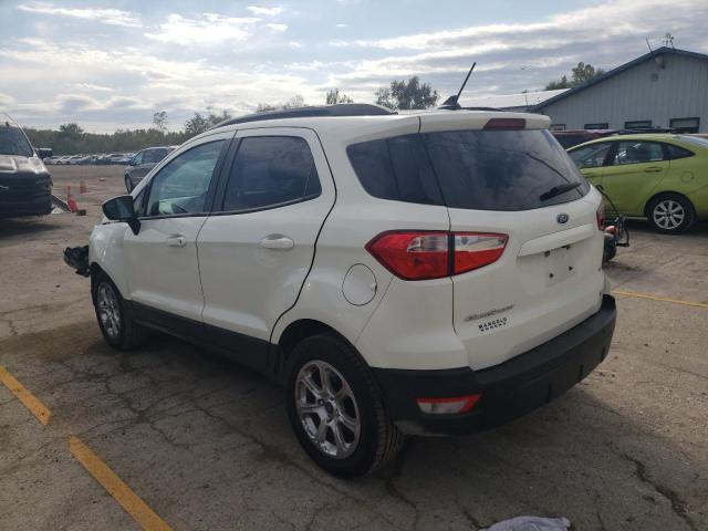 MAJ3S2GEXKC275550 - 2019 FORD ECOSPORT SE WHITE photo 2