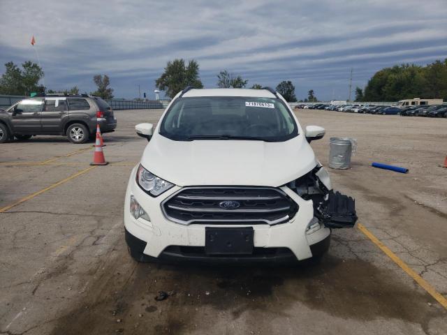 MAJ3S2GEXKC275550 - 2019 FORD ECOSPORT SE WHITE photo 5