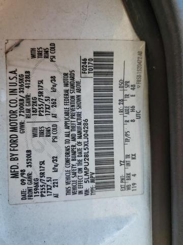 5LMPU28L5XLJ04286 - 1999 LINCOLN NAVIGATOR 白色 照片 13