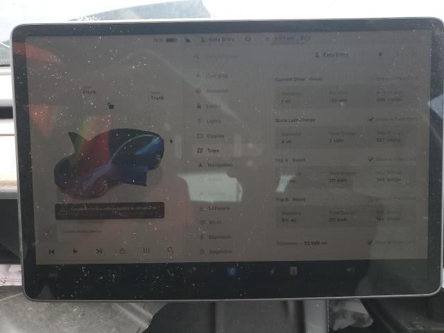 5YJ3E1EA9NF287353 - 2022 TESLA MODEL 3 GRAY photo 9