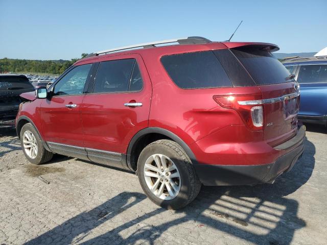 1FM5K8D85EGB49965 - 2014 FORD EXPLORER XLT RED photo 2