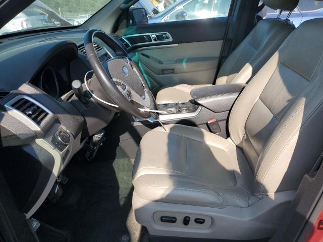 1FM5K8D85EGB49965 - 2014 FORD EXPLORER XLT RED photo 7
