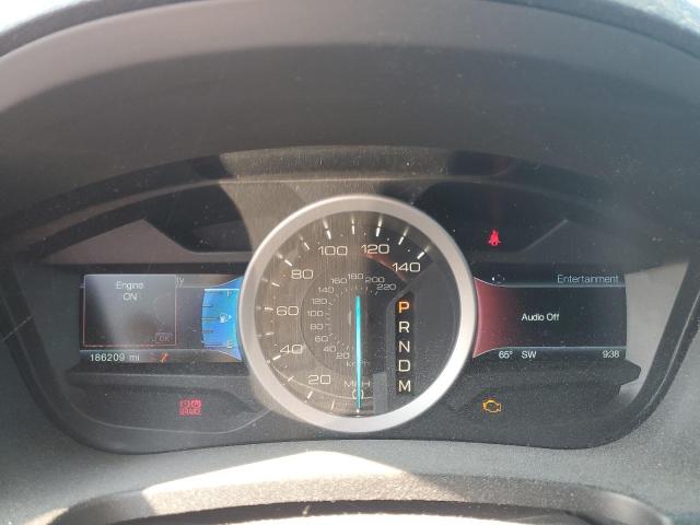 1FM5K8D85EGB49965 - 2014 FORD EXPLORER XLT RED photo 9