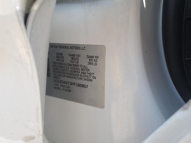 1G1ZD5ST3PF160857 - 2023 CHEVROLET MALIBU LT WHITE photo 13