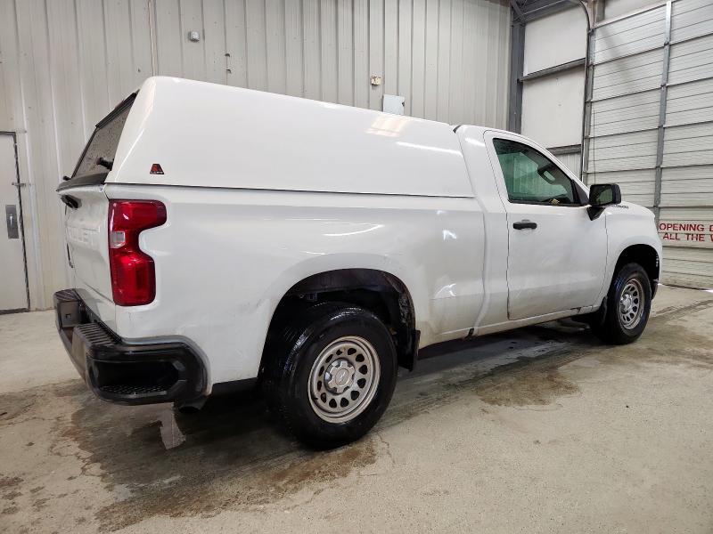 3GCNAAEK8PG350761 - 2023 CHEVROLET SILVERADO C1500 WHITE photo 3