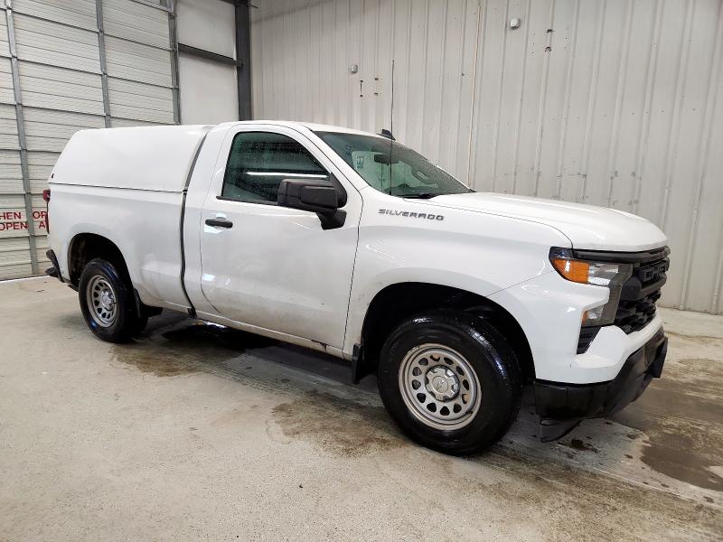 3GCNAAEK8PG350761 - 2023 CHEVROLET SILVERADO C1500 WHITE photo 4