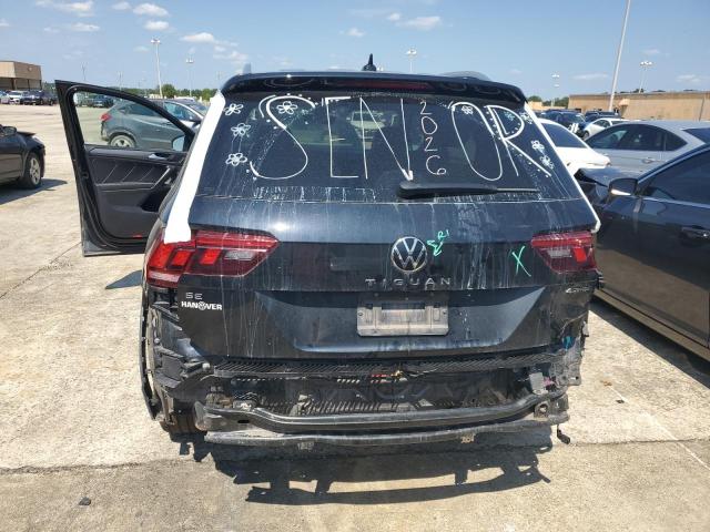 3VV2B7AX2NM073643 - 2022 VOLKSWAGEN TIGUAN SE Սև լուսանկար 6