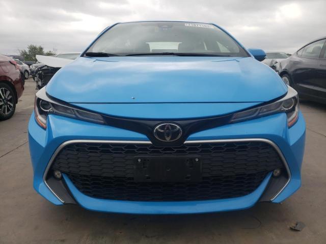 JTNK4RBE0K3037573 - 2019 TOYOTA COROLLA SE BLUE photo 5