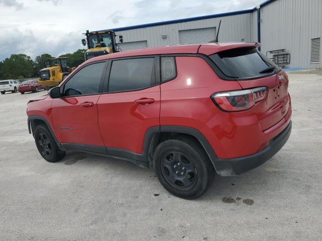 3C4NJCAB3KT614907 - 2019 JEEP COMPASS SPORT Rouge photo 2