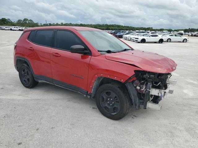 3C4NJCAB3KT614907 - 2019 JEEP COMPASS SPORT Rouge photo 4