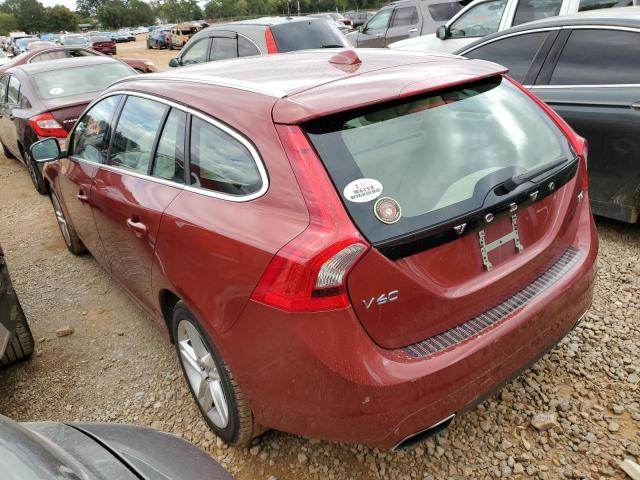 YV140MEK1F1245616 - 2015 VOLVO V60 PREMIER RED photo 2