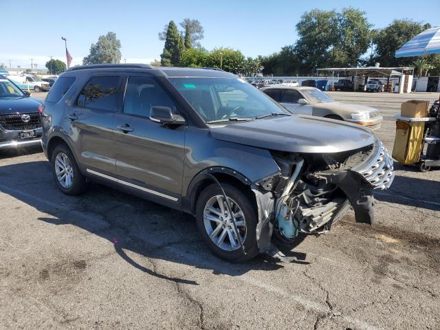 1FM5K7DHXHGA33983 - 2017 FORD EXPLORER XLT GRAY photo 4