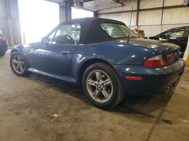 WBACN33471LK49228 - 2001 BMW Z3 2.5 BLUE photo 2
