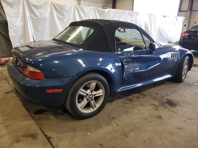 WBACN33471LK49228 - 2001 BMW Z3 2.5 BLUE photo 3