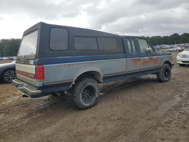 1FTEX14N4KKA94940 - 1989 FORD F150 BLUE photo 3