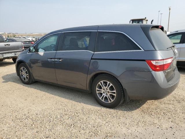 5FNRL5H69CB509269 - 2012 HONDA ODYSSEY EXL GRAY photo 2