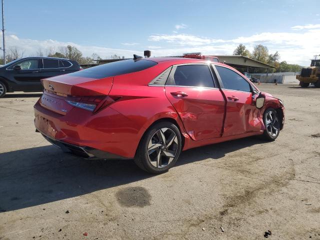 5NPLP4AG3NH073787 - 2022 HYUNDAI ELANTRA LIMITED RED photo 3