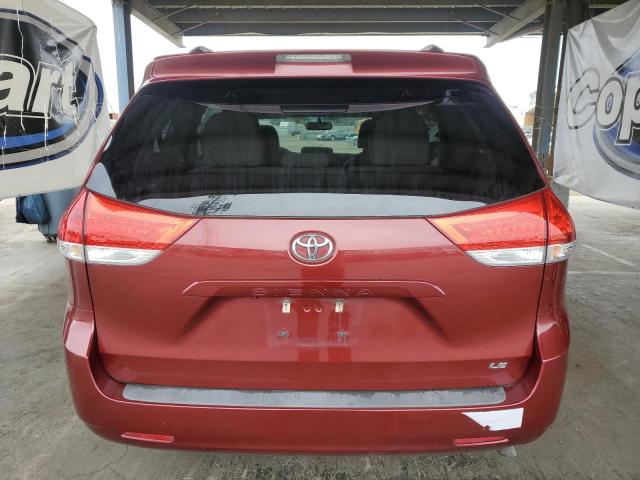 5TDKK3DC3DS397084 - 2013 TOYOTA SIENNA LE Bordo foto 6