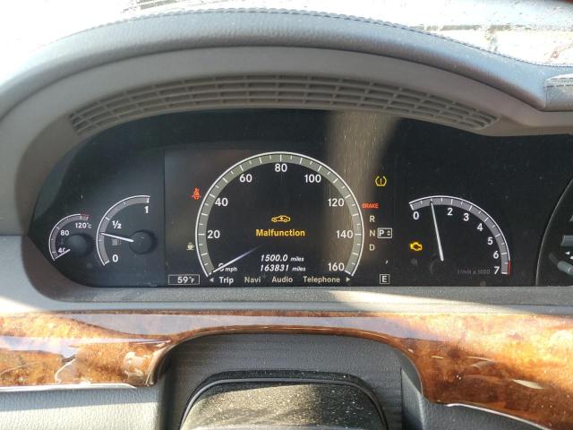 WDDNG9EB2DA499051 - 2013 MERCEDES-BENZ S 550 4MATIC GRAY photo 9