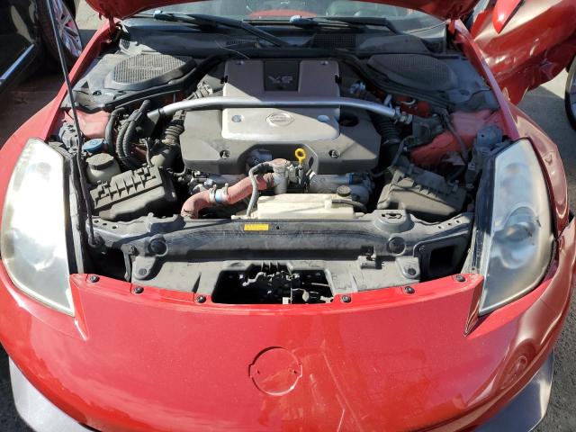 JN1BZ34E67M552372 - 2007 NISSAN 350Z COUPE RED photo 11