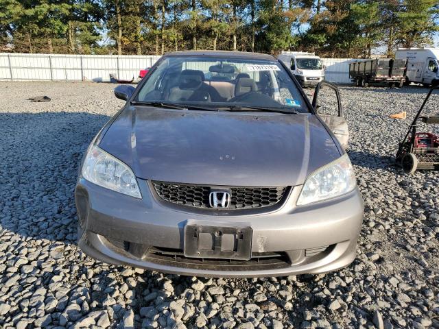 1HGEM22904L045947 - 2004 HONDA CIVIC EX GRAY photo 5