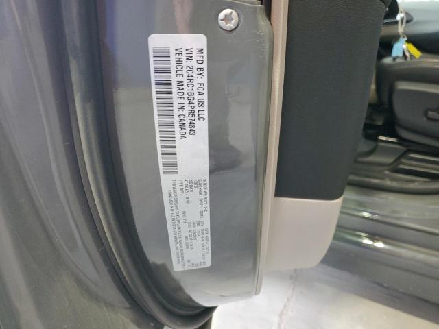 2C4RC1BG4PR574843 - 2023 CHRYSLER PACIFICA TOURING L Մոխրագույն լուսանկար 13