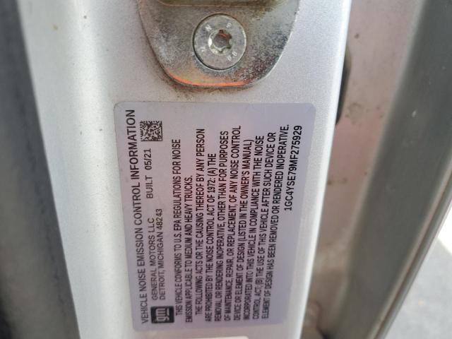 1GC4YSE79MF275929 - 2021 CHEVROLET SILVERADO K3500 ვერცხლისფერი ფოტო 14