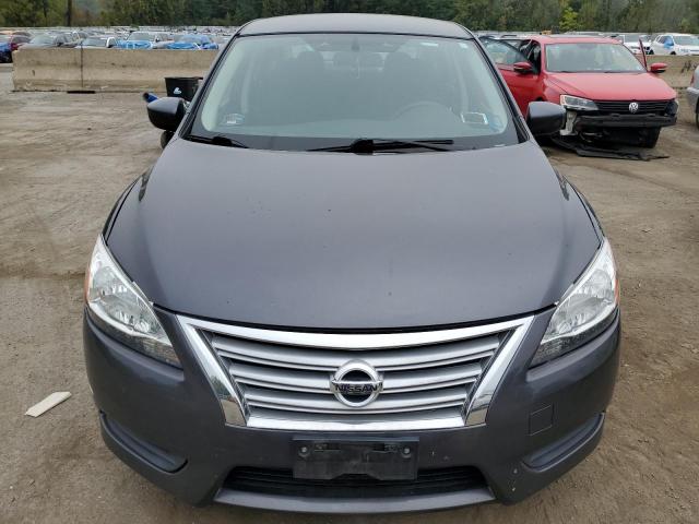 3N1AB7AP0DL797946 - 2013 NISSAN SENTRA S GRAY photo 5