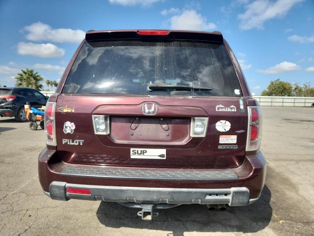 5FNYF18527B029857 - 2007 HONDA PILOT EXL BURGUNDY photo 6