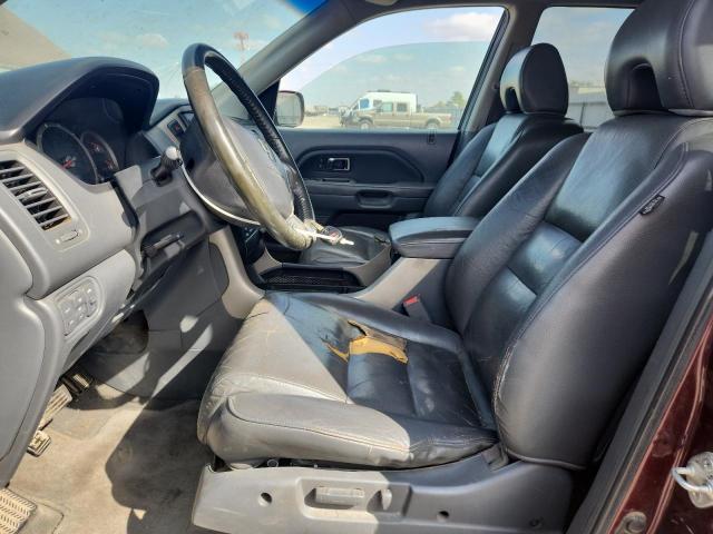 5FNYF18527B029857 - 2007 HONDA PILOT EXL BURGUNDY photo 7