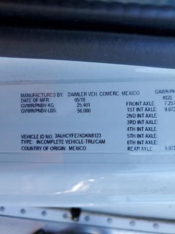 3ALHCYFE7KDKN8123 - 2019 FREIGHTLINER M2 106 MEDIUM DUTY WHITE photo 10