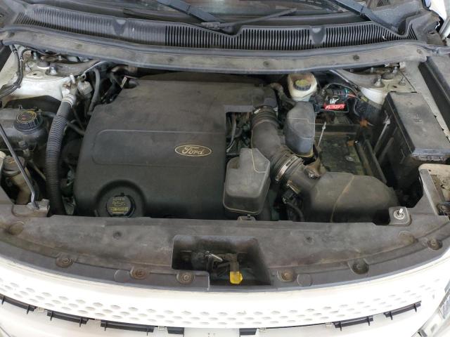 1FM5K8F86DGC35474 - 2013 FORD EXPLORER LIMITED თეთრი ფოტო 12