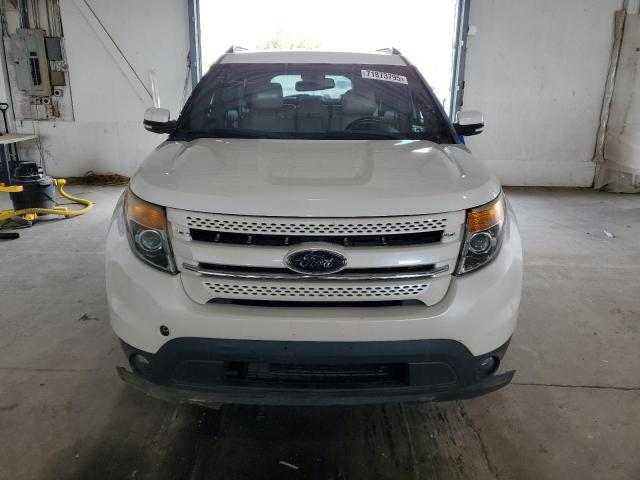 1FM5K8F86DGC35474 - 2013 FORD EXPLORER LIMITED თეთრი ფოტო 5