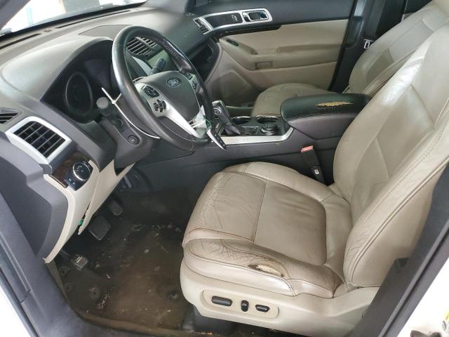 1FM5K8F86DGC35474 - 2013 FORD EXPLORER LIMITED თეთრი ფოტო 7