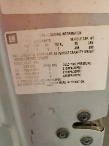 1G3NL12EX4C129069 - 2004 OLDSMOBILE ALERO GL ნაცრისფერი ფოტო 12