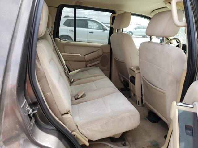 1FMEU63E76UA42103 - 2006 FORD EXPLORER XLT ნაცრისფერი ფოტო 10
