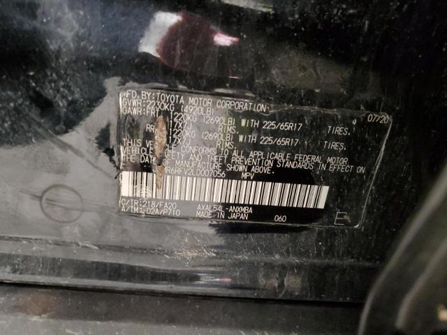 JTMR6RFV2LD007056 - 2020 TOYOTA RAV4 XLE BLACK photo 14